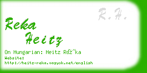 reka heitz business card